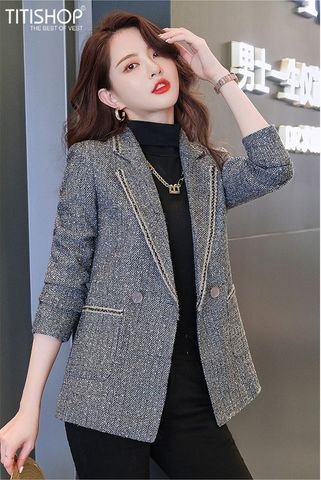 Áo Blazer Nữ Titishop BNN351(Đặt 5 -7 Ngày )