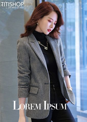 Áo Blazer Nữ Titishop BNN353 (Đặt 5 -7 Ngày )