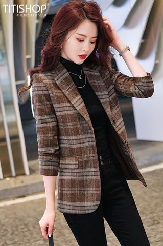 Áo Blazer Nữ Titishop BNN359 (Đặt 5 -7 Ngày )