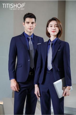 Áo Vest Nữ Titishop BCC27 Màu Xanh Luxury