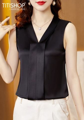 Camisole Mặc Vest Titishop AOL423 Đen