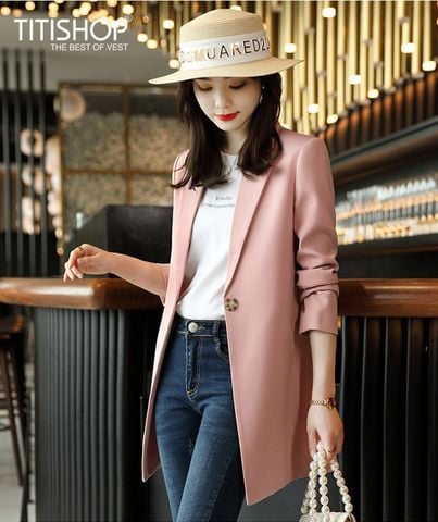 Áo Blazer Nữ Titishop BNN430 Xanh ( Đặt 5-7 Ngày )