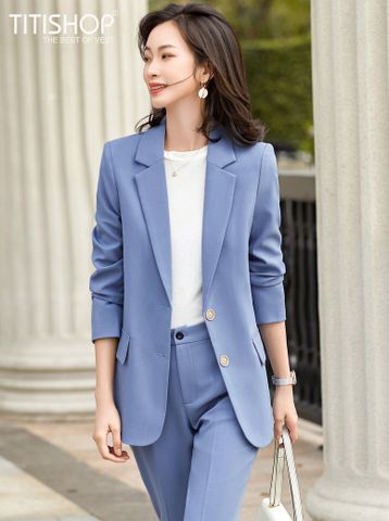 Áo Blazer nữ Titishop CNN465  ( Đặt 5-7 Ngày )