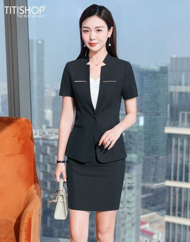 Áo Vest Nữ Titishop ACC1002 Đen ( Polyester )