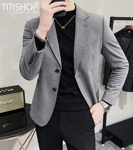 Áo Blazer Nam Titishop VN600 (M-4XL)