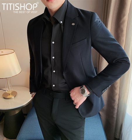 Áo Blazer Nam Titishop VN597 (M-4XL)