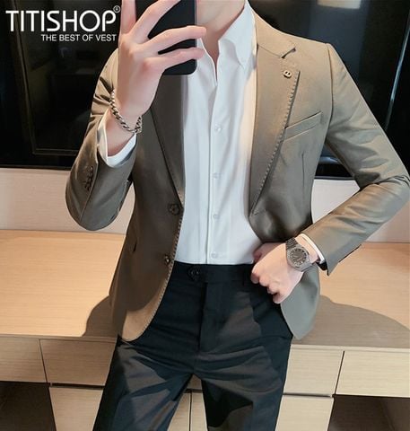 Áo Blazer Nam Titishop VN599 (M-4XL)