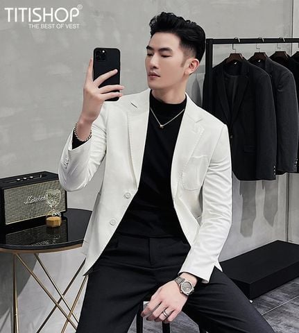 Áo Blazer Nam Titishop VN605(M-4XL)