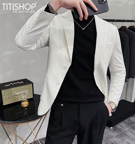 Áo Blazer Nam Titishop VN605(M-4XL)