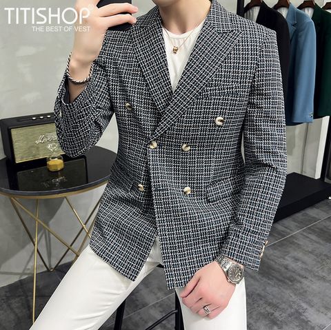 Áo Blazer Nam Titishop VN631 (M-4XL)