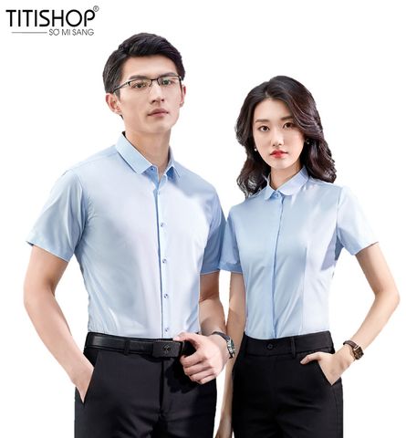 Đồng Phục Sơ Mi Titishop SMC114 ( Bamboo ) Free Thêu Logo