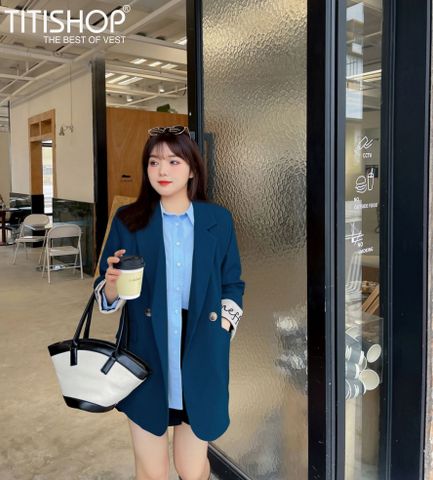 Áo Blazer Nữ Big Size Titishop ( Đặt 5-7 Ngày )