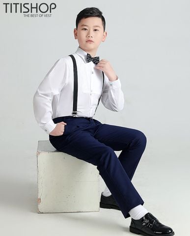 Bộ Sơ Mi & Quần Trẻ Em Bé Lớn TITISHOP ( 35-75KG)