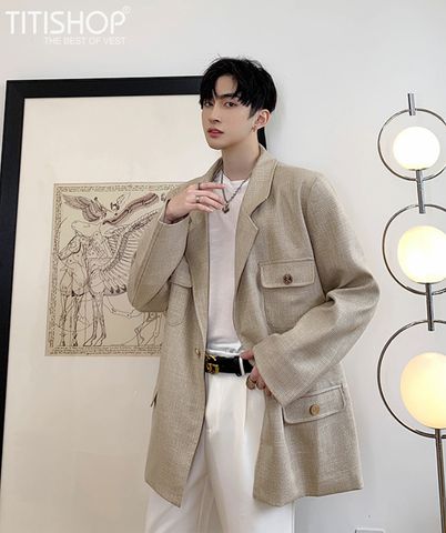 Áo Blazer Nam Titishop Hàn Quốc ( Đặt 5-7 Ngày )