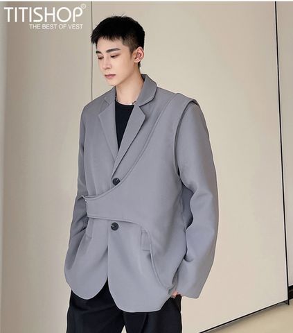 Áo Blazer Nam Titishop Hàn Quốc ( Đặt 5-7 Ngày )