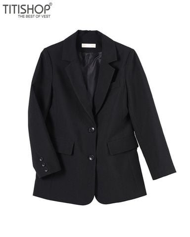 Áo Blazer Nữ Titishop BNN495 Đen