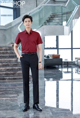 Đồng Phục Sơ Mi Titishop (90% Sợi Polyester )