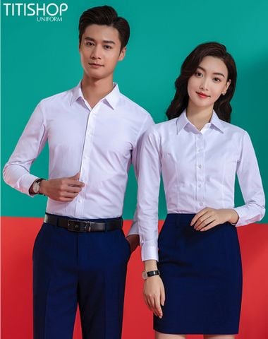 Đồng Phục Sơ Mi Titishop (43% Sợi Bông )