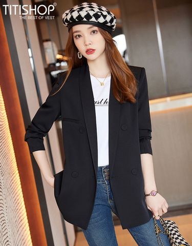 Áo Blazer Nữ Titishop BNN600 (S-4XL)