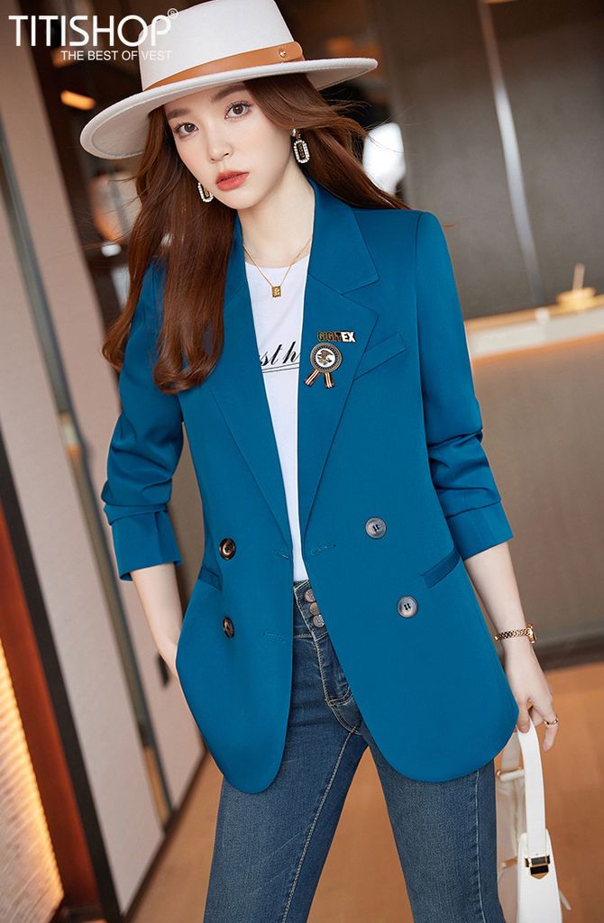 Áo Blazer Nữ Titishop BNN602(S-4XL)