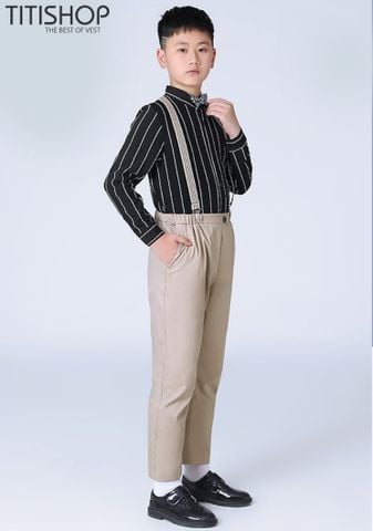 Bộ Sơ Mi & Quần Trẻ Em Bé Lớn TITISHOP ( 35-75KG)