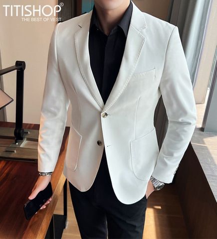 Áo Blazer Qúy ông Titishop AHH150M1 (M-4XL)