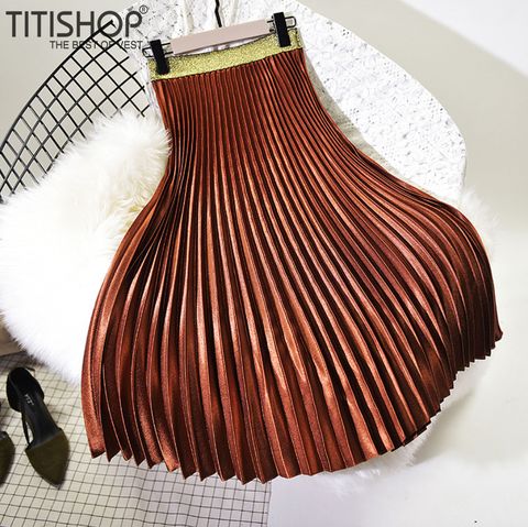 Váy Xòe Dập Ly Mix Vest ( 75cm)