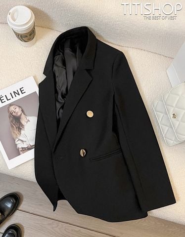 Áo Blazer Nữ TiTiShop BNN520M2 Đen