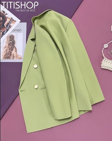 Áo Blazer Nữ TiTiShop BNN520M3 Xanh