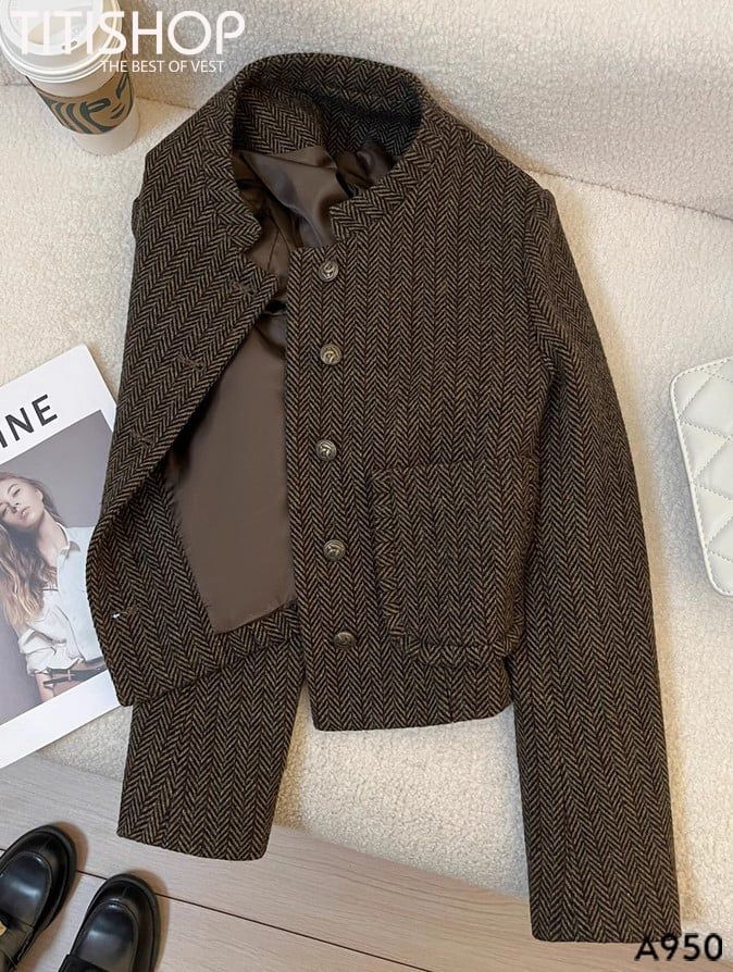 Áo Khoác TWEED Nữ TITISHOP (S-XL)
