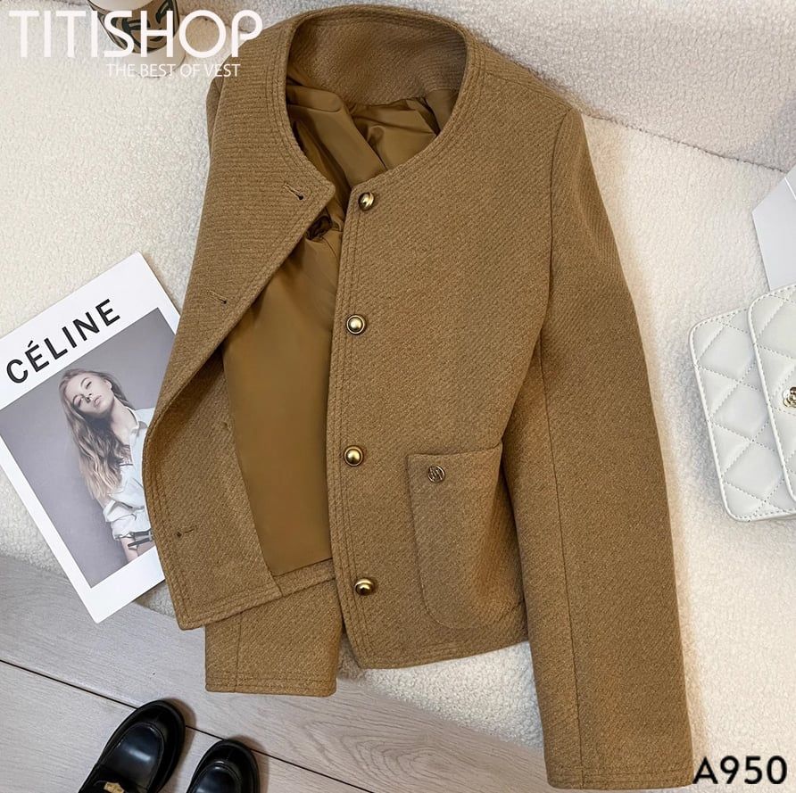 Áo Khoác TWEED Nữ TITISHOP (S-XL)