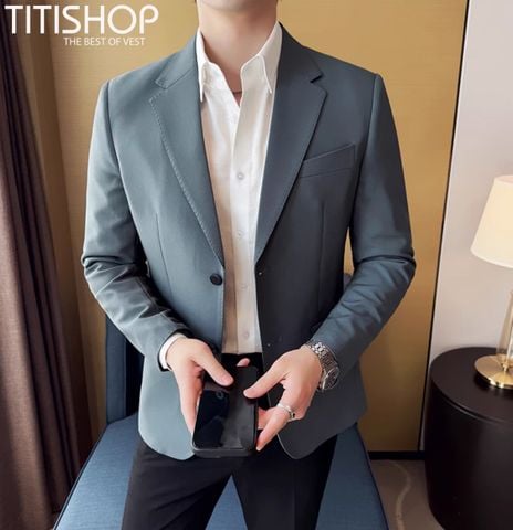 Áo Blazer Qúy Ông Titishop (M-4XL)