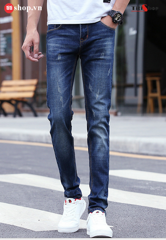 Quần jeans Nam Titishop QJ281 Wax Co giãn