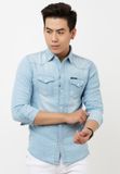 Áo sơ mi Denim Titishop ADN46 Tay Dài ( Ngoại nhập )