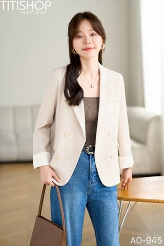 Áo Vest Nữ  Ngắn X Quần Rộng Titishop