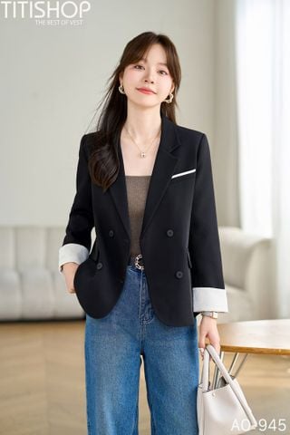 Áo Vest Nữ  Ngắn X Quần Rộng Titishop