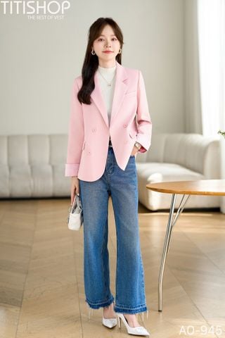 Áo Vest Nữ  Ngắn X Quần Rộng Titishop