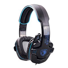 Tai nghe máy tính Sades Gaming Headset Gpower SA-708 Xanh dương