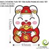 SET 6 BAO LÌ XÌ MỪNG TUỔI TẾT PHONG BÌ HÌNH CHÚ THỎ BUNNY CHÚC PHÚC TRANG TRÍ TÂN NIÊN XUÂN NĂM MỚI LX-0004