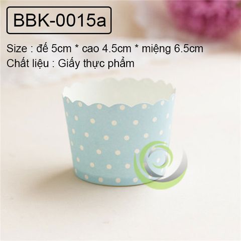  Bao Bì Kẹo - Khuôn Giấy Cupcake Họa Tiết (Cứng) BBK-0015 
