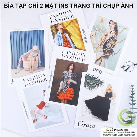  BÌA TẠP CHÍ 2 MẶT CHỤP INS - POSTER CHỤP ẢNH BTC2M20x27-41,42,43 