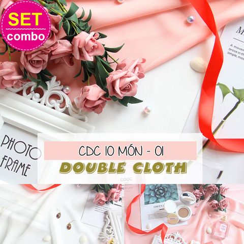  SET COMBO CAO CẤP 10 MÓN 2 NỀN VẢI VOAN KHUNG ẢNH ĐẠO CỤ CHỤP ẢNH SẢN PHẨM INS CDC-10 MÓN-01 