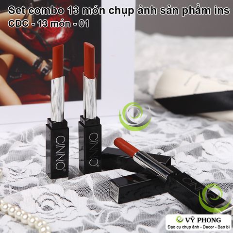  SET COMBO CHỤP ẢNH SẢN PHẨM 13 MÓN NỀN VẢI LƯỚI BÔNG CẨM TÚ CẦU ĐẠO CỤ CHỤP HÌNH SẢN PHẨM INS CDC-13 MÓN-01 