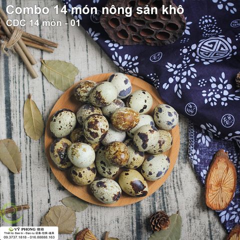  SET/COMBO CHỤP ẢNH NÔNG SẢN KHÔ 14 MÓN  CDC14MON-01 