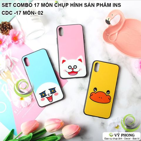  SET COMBO 17 MÓN CHỤP HÌNH PHỤ KIỆN MỸ PHẨM SẢN PHẨM INS ĐẠO CỤ CHỤP ẢNH CDC-17 MÓN-02 