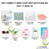 SET COMBO 17 MÓN CHỤP HÌNH PHỤ KIỆN MỸ PHẨM SẢN PHẨM INS ĐẠO CỤ CHỤP ẢNH CDC-17 MÓN-02