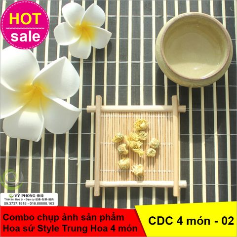  SET/COMBO CHỤP ẢNH 4 MÓN STYLE HOA SỨ CDC4MON-02 