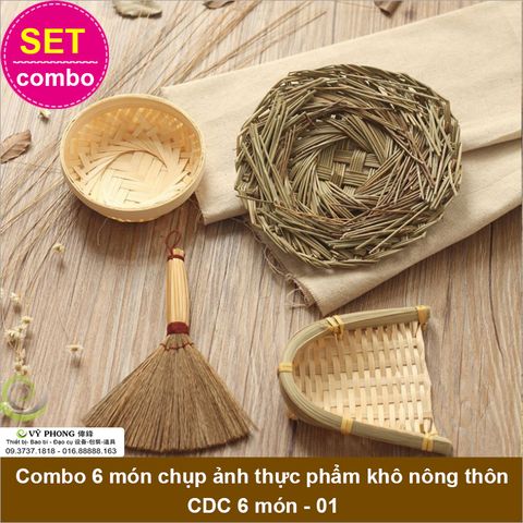  SET/COMBO CHỤP ẢNH 6 MÓN NHÀ NÔNG CDC6MON-01 