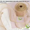 DÂY RUY BĂNG VIỀN VÀNG BẢN LỚN 4CM BUỘC TRANG TRÍ DECOR HỘP QUÀ TẶNG HỘP BÁNH KEM PET TRANG TRÍ NHÀ PK-07