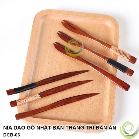  DAO NĨA GỖ SỤ NAM MỘC PHONG CÁCH NHẬT BẢN TRANG TRÍ BÀN ĂN ĐẠO CỤ CHỤP ẢNH SẢN PHẨM INS DCB-03a,b,c 